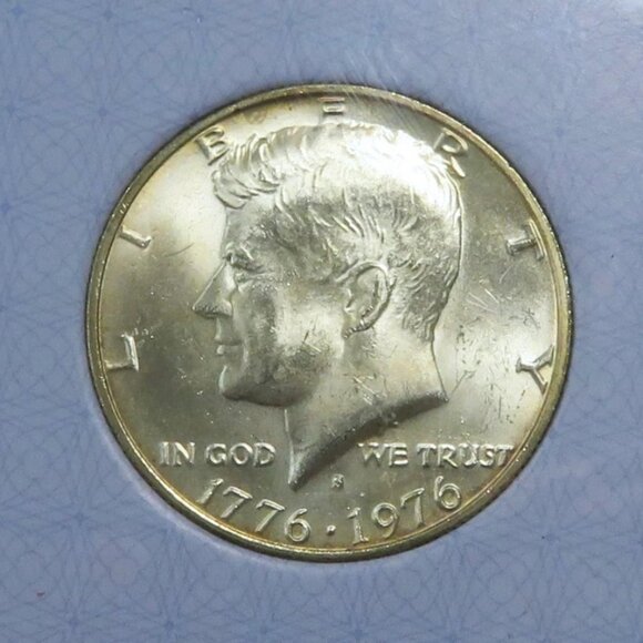 1976-S Kennedy JFK 40% Silver Half Dollar AACGS MS 64 Certified - Picture 4 of 5